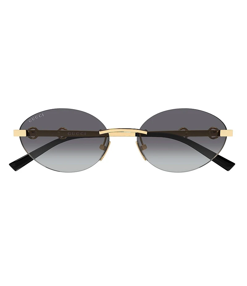 Gucci Women's Through Horsebit 58mm Oval Sunglasses