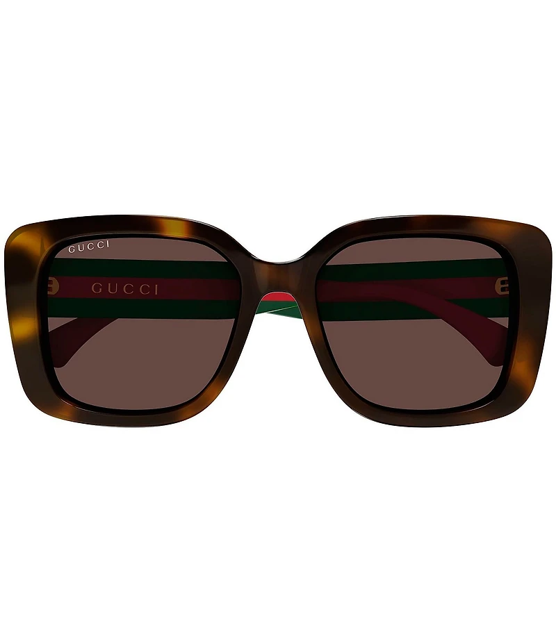 Gucci Women's Web Stripe 55mm Butterfly Sunglasses