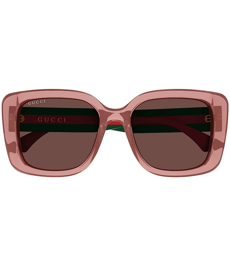 Gucci Women's Web Stripe 55mm Butterfly Sunglasses