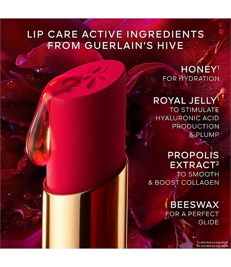 Guerlain KissKiss Honey-Infused Intense Lipstick