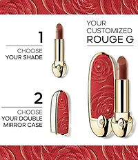 Guerlain Limited Edition Blooming Denim Collection Rouge G Customizable Lipstick Case