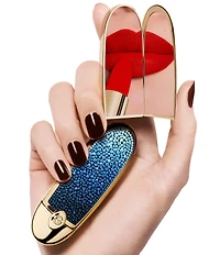 Guerlain Limited Edition L'Heure Bleue Rouge G Customizable Lipstick Case