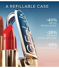Guerlain Limited Edition L'Heure Bleue Rouge G Customizable Lipstick Case