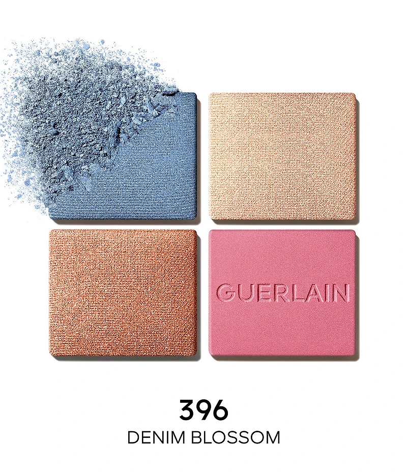 Guerlain Limited Edition Ombres G-Quad Denim Blossom Eyeshadow Palette