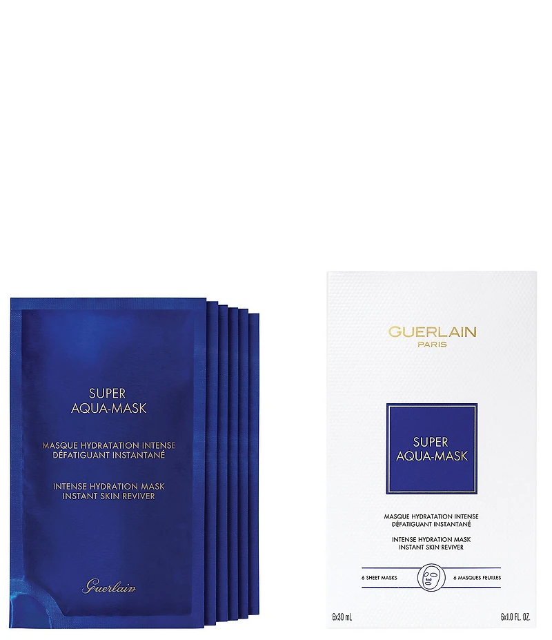 Guerlain Super Aqua Hydrating 6 Piece Sheet Mask Set