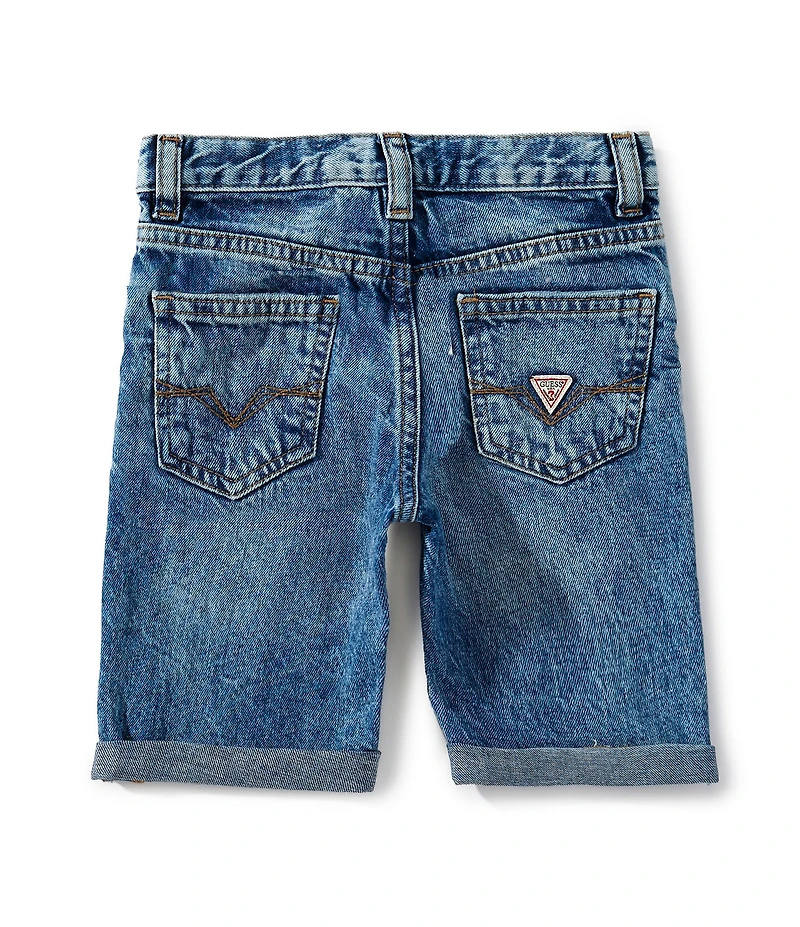 Guess Little Boys Distressed Denim Shorts