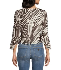 Guess 3/4 Sleeve Serafina Mesh Top