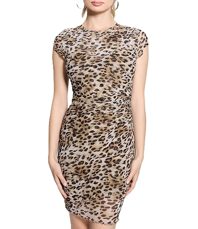 Guess Aida Short Sleeve Printed Dress