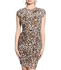 Guess Aida Short Sleeve Printed Dress