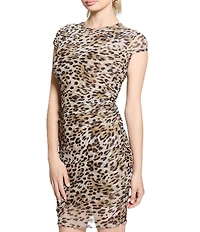 Guess Aida Short Sleeve Printed Dress