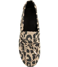 Guess Aisha Leopard Print Suede Boat Shoes