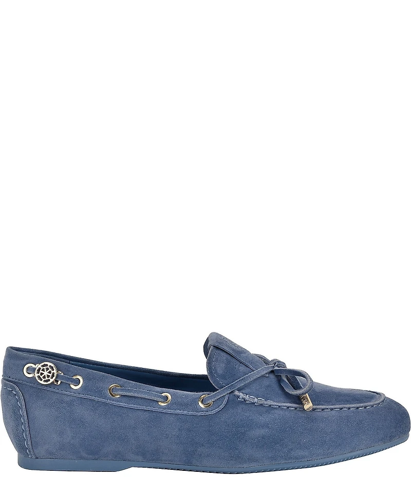 Guess Aisha Suede Boat Loafers