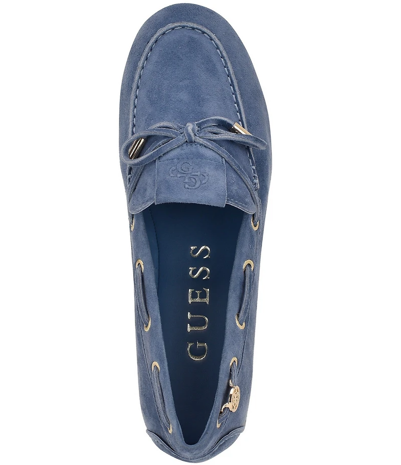 Guess Aisha Suede Boat Loafers