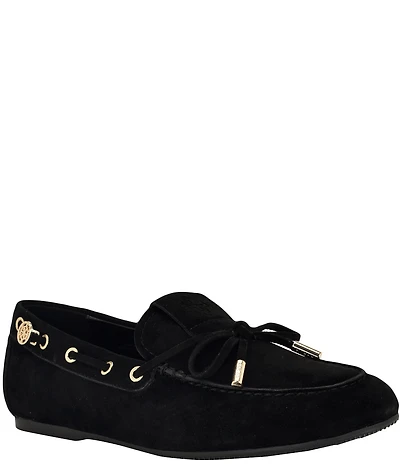 Guess Aisha Suede Boat Loafers