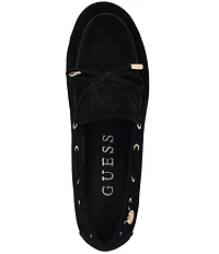 Guess Aisha Suede Boat Loafers