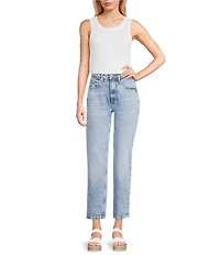 Guess Alexia Sequin Sleeveless Ribbed Knit Tank Top