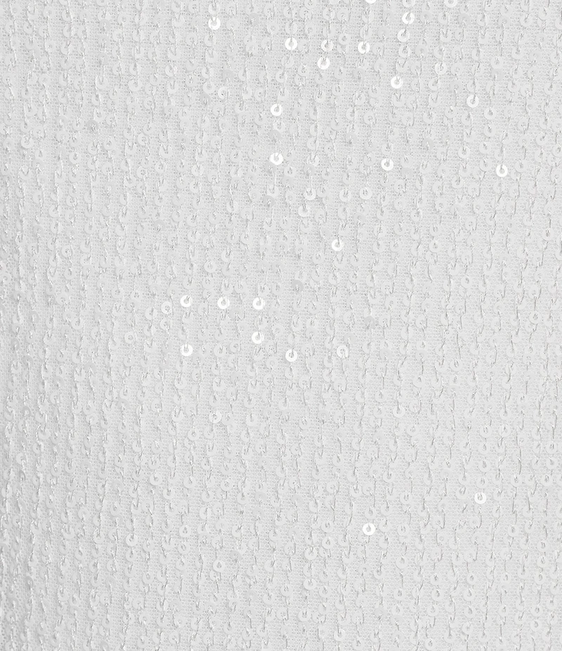 Guess Alexia Sequin Sleeveless Ribbed Knit Tank Top