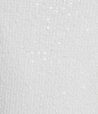 Guess Alexia Sequin Sleeveless Ribbed Knit Tank Top