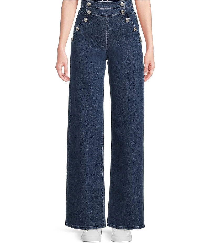 Guess Alina Wide Leg Denim Jeans