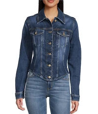 Guess Annalise Long Sleeve Denim Shacket