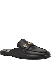 Guess Aydeena Leather Flat Loafer Mules