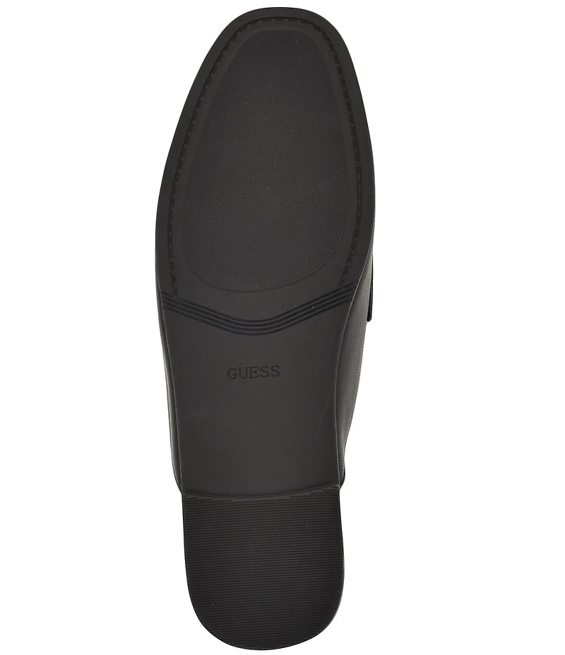 Guess Aydeena Leather Flat Loafer Mules