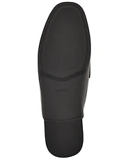 Guess Aydeena Leather Flat Loafer Mules