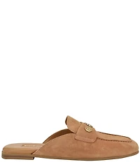 Guess Aydeena Suede Flat Loafer Mules