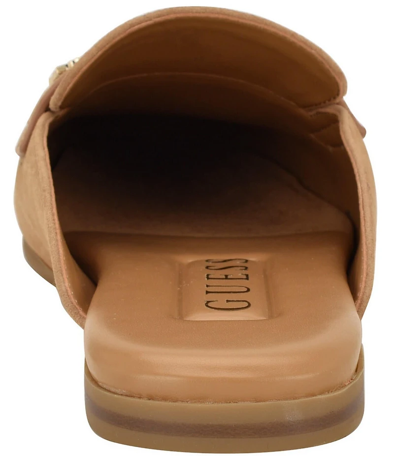 Guess Aydeena Suede Flat Loafer Mules