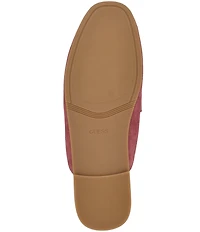 Guess Aydeena Suede Flat Loafer Mules