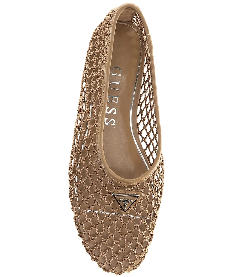 Guess Aylora Clear Mesh Ballet Flats