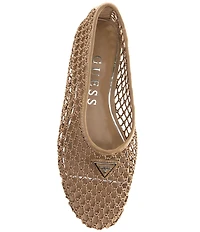 Guess Aylora Clear Mesh Ballet Flats