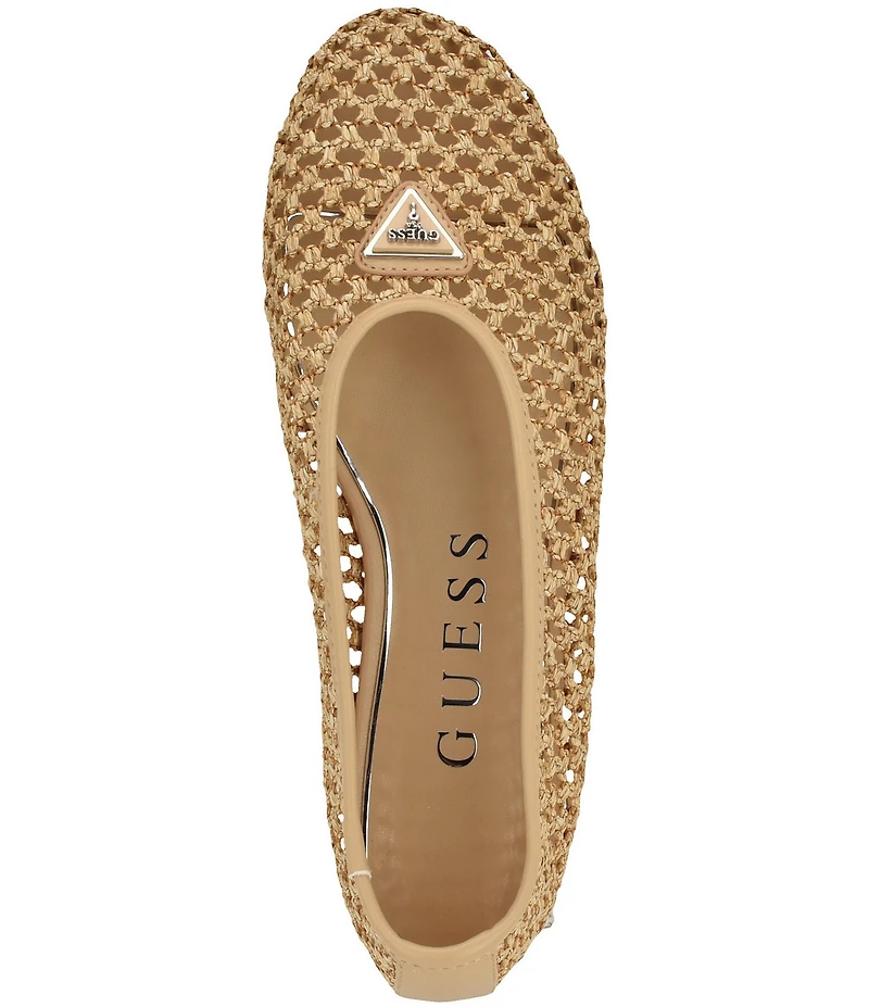 Guess Aylora Clear Mesh Ballet Flats