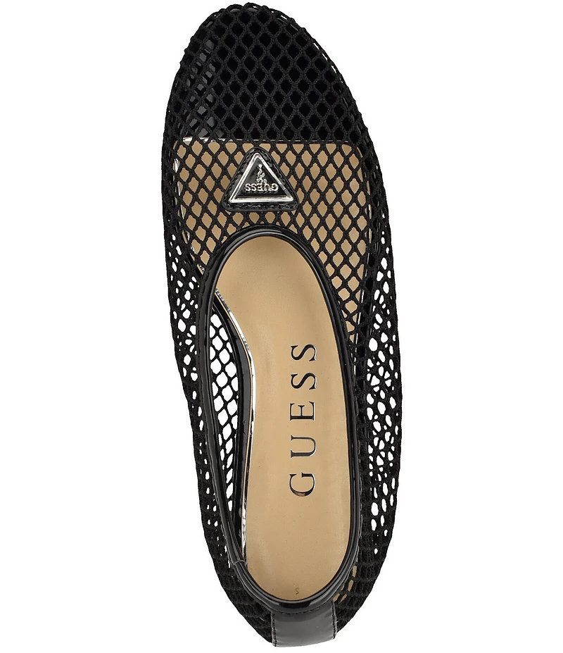 Guess Aylora Clear Mesh Ballet Flats