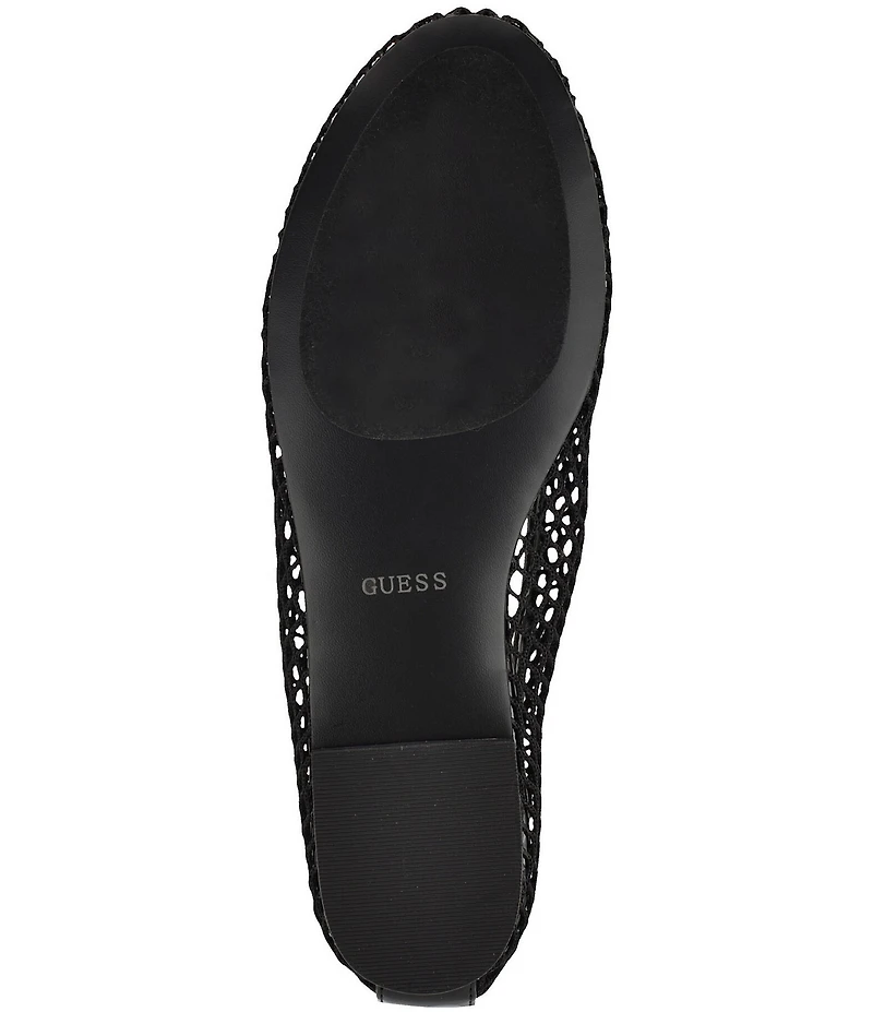 Guess Aylora Clear Mesh Ballet Flats