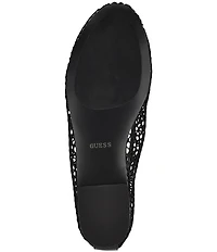 Guess Aylora Clear Mesh Ballet Flats