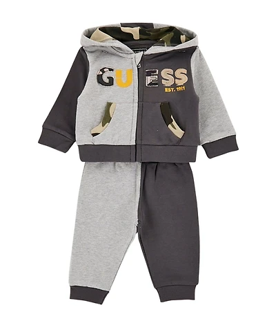 Guess Baby Boys Long Sleeve Active Jacket & Joggers Set