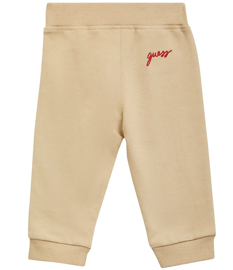 Guess Baby Boys Organic Cotton Long Sleeve Active Zip Hooded Top & Jogger Pant Set