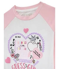 Guess Baby Girls Raglan Long-Sleeve Essentials T-Shirt