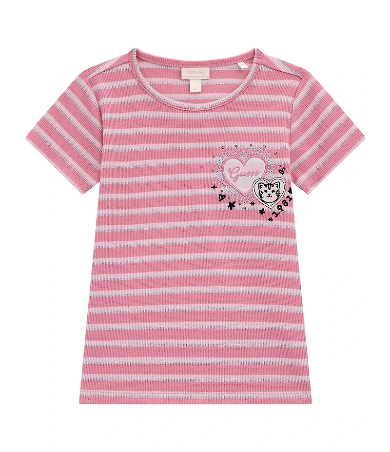 Guess Baby Girls Short-Sleeve Ribbed T-Shirt