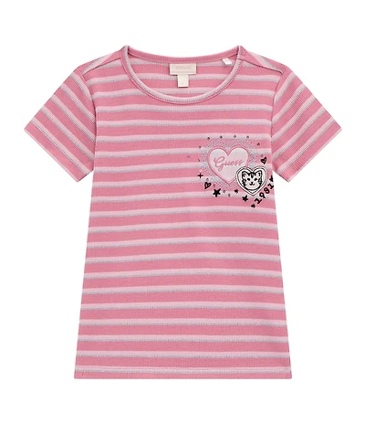 Guess Baby Girls Short-Sleeve Ribbed T-Shirt