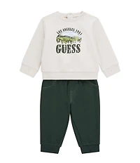 Guess Baby Long Sleeve Active Top & Pants Set