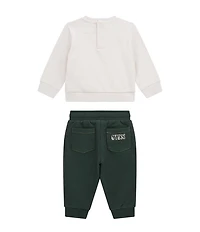 Guess Baby Long Sleeve Active Top & Pants Set