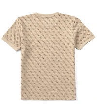 Guess Big Boys Short Sleeve Allover Print Guess T-Shirt