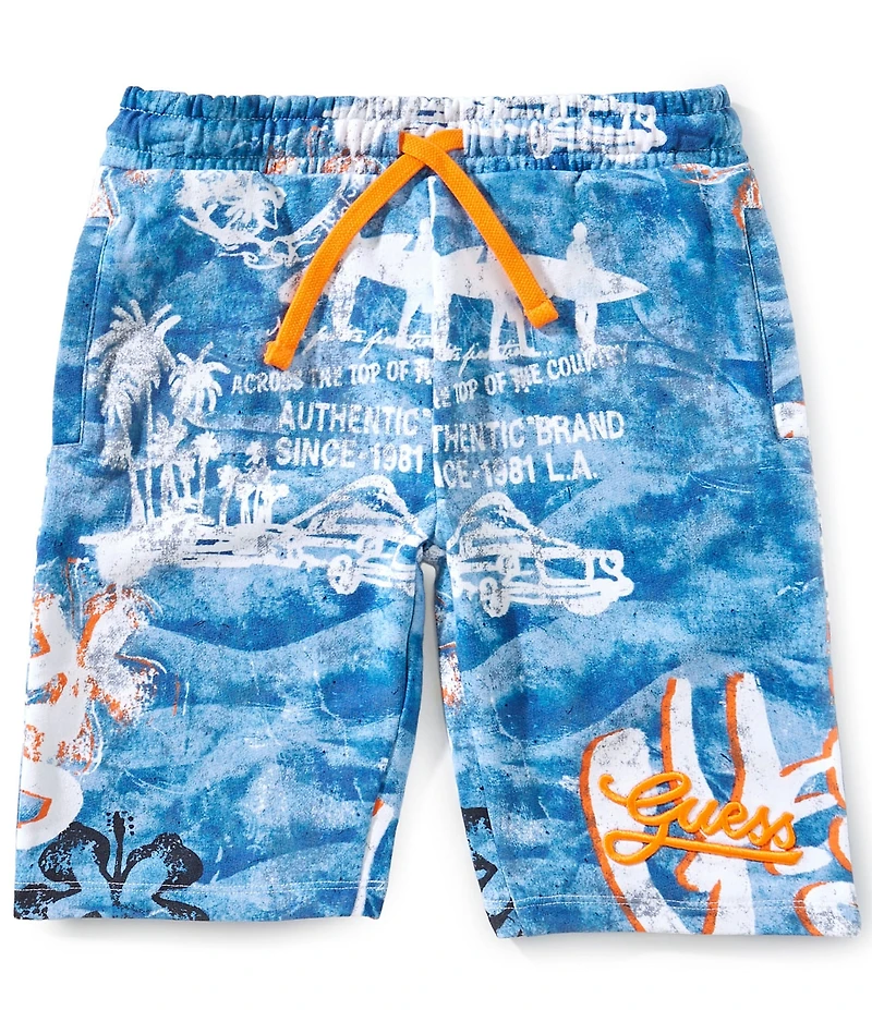 Guess Big Boys Active Graphic Pull-On Shorts
