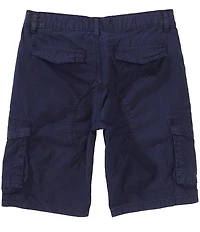 Guess Big Boys Garment Dye Poplin Cargo Shorts