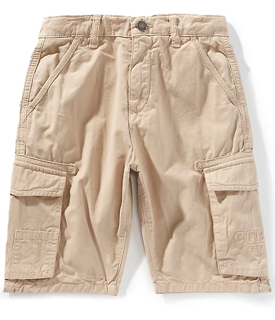 Guess Big Boys Garment Dye Twill Cargo Shorts