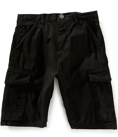 Guess Big Boys Garment Dye Twill Cargo Shorts