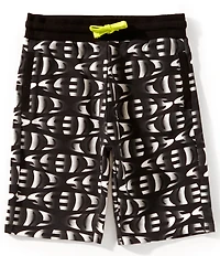 Guess Big Boys Printed Unbrushed Fleece Shorts