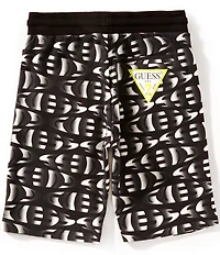 Guess Big Boys Printed Unbrushed Fleece Shorts